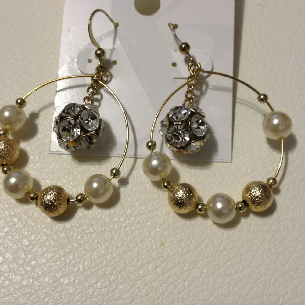 Dangling Hoop Earrings
